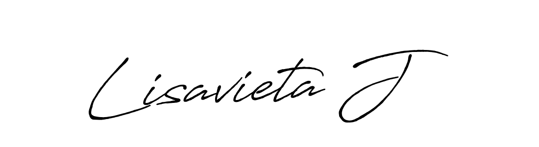 Similarly Antro_Vectra_Bolder is the best handwritten signature design. Signature creator online .You can use it as an online autograph creator for name Lisavieta J. Lisavieta J signature style 7 images and pictures png