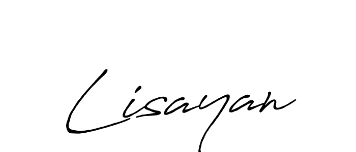 You should practise on your own different ways (Antro_Vectra_Bolder) to write your name (Lisayan) in signature. don't let someone else do it for you. Lisayan signature style 7 images and pictures png