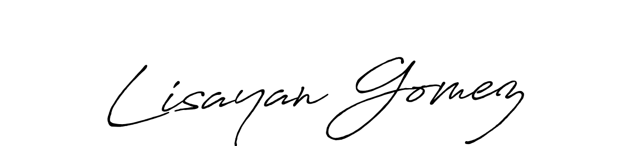 Make a beautiful signature design for name Lisayan Gomez. Use this online signature maker to create a handwritten signature for free. Lisayan Gomez signature style 7 images and pictures png