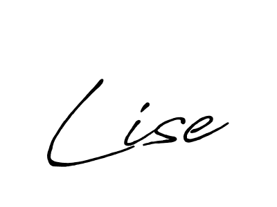 The best way (Antro_Vectra_Bolder) to make a short signature is to pick only two or three words in your name. The name Lise include a total of six letters. For converting this name. Lise signature style 7 images and pictures png