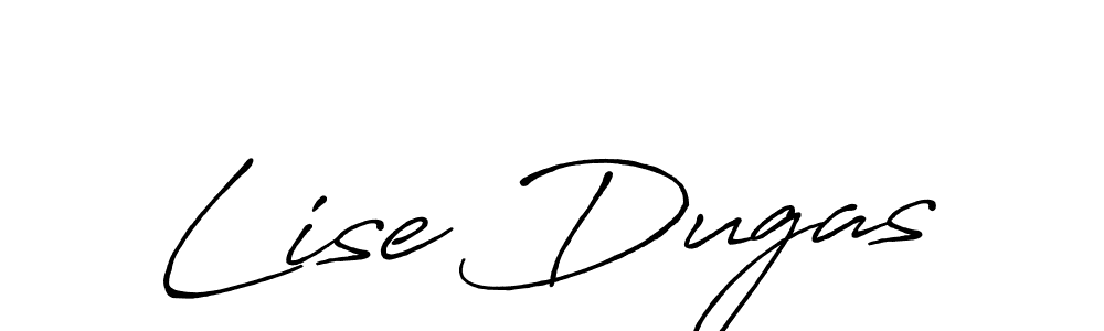 if you are searching for the best signature style for your name Lise Dugas. so please give up your signature search. here we have designed multiple signature styles  using Antro_Vectra_Bolder. Lise Dugas signature style 7 images and pictures png