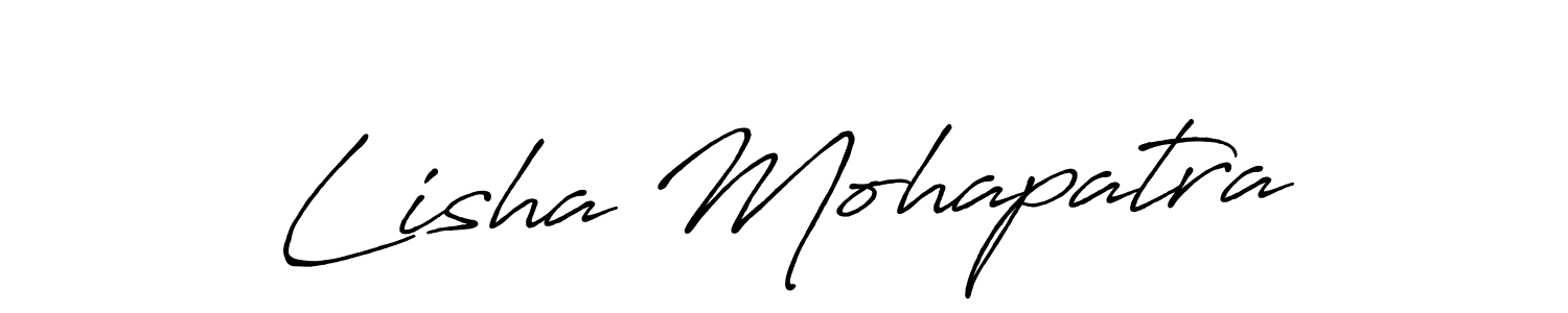 Similarly Antro_Vectra_Bolder is the best handwritten signature design. Signature creator online .You can use it as an online autograph creator for name Lisha Mohapatra. Lisha Mohapatra signature style 7 images and pictures png