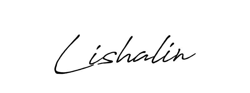 Lishalin stylish signature style. Best Handwritten Sign (Antro_Vectra_Bolder) for my name. Handwritten Signature Collection Ideas for my name Lishalin. Lishalin signature style 7 images and pictures png