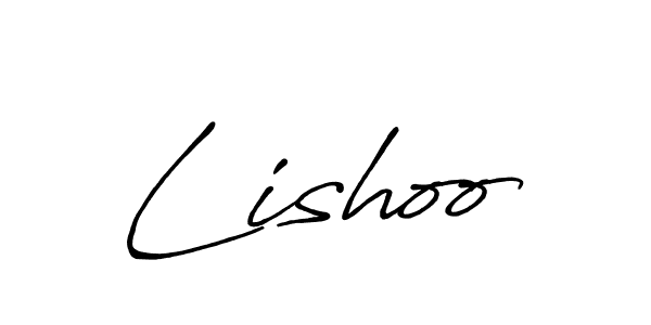 Also we have Lishoo name is the best signature style. Create professional handwritten signature collection using Antro_Vectra_Bolder autograph style. Lishoo signature style 7 images and pictures png