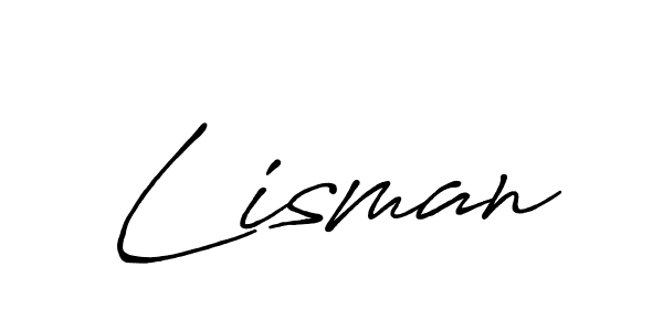 Also You can easily find your signature by using the search form. We will create Lisman name handwritten signature images for you free of cost using Antro_Vectra_Bolder sign style. Lisman signature style 7 images and pictures png