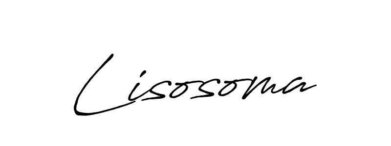 Use a signature maker to create a handwritten signature online. With this signature software, you can design (Antro_Vectra_Bolder) your own signature for name Lisosoma. Lisosoma signature style 7 images and pictures png