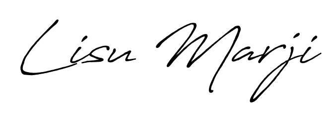 Get inspired by this graceful Antro_Vectra_Bolder signature style for name Lisu Marji. Smooth loops and balanced proportions for everyday use. Lisu Marji signature style 7 images and pictures png