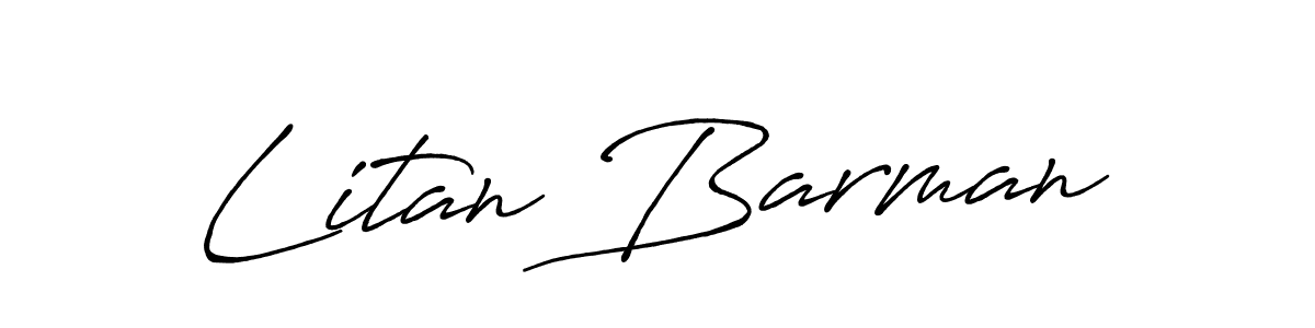 How to make Litan Barman signature? Antro_Vectra_Bolder is a professional autograph style. Create handwritten signature for Litan Barman name. Litan Barman signature style 7 images and pictures png