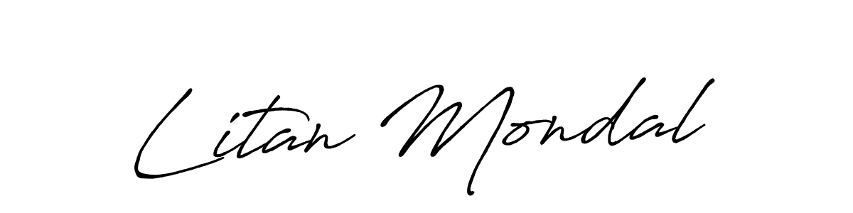 You can use this online signature creator to create a handwritten signature for the name Litan Mondal. This is the best online autograph maker. Litan Mondal signature style 7 images and pictures png