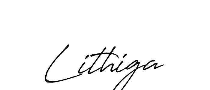 How to make Lithiga name signature. Use Antro_Vectra_Bolder style for creating short signs online. This is the latest handwritten sign. Lithiga signature style 7 images and pictures png