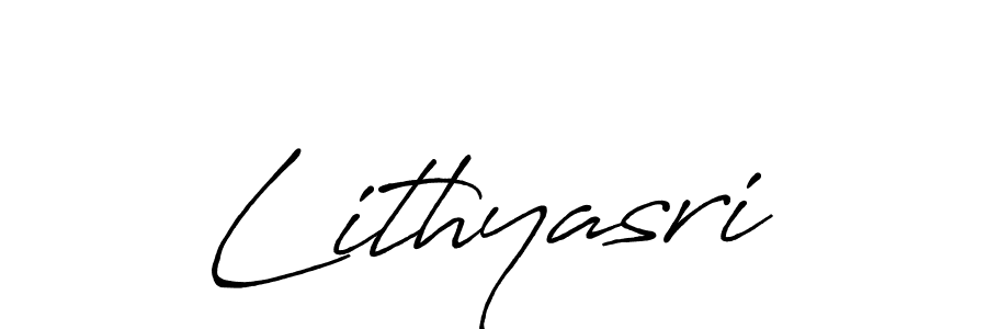 Use a signature maker to create a handwritten signature online. With this signature software, you can design (Antro_Vectra_Bolder) your own signature for name Lithyasri. Lithyasri signature style 7 images and pictures png