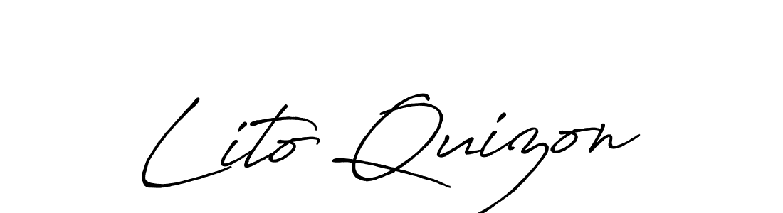 How to Draw Lito Quizon signature style? Antro_Vectra_Bolder is a latest design signature styles for name Lito Quizon. Lito Quizon signature style 7 images and pictures png