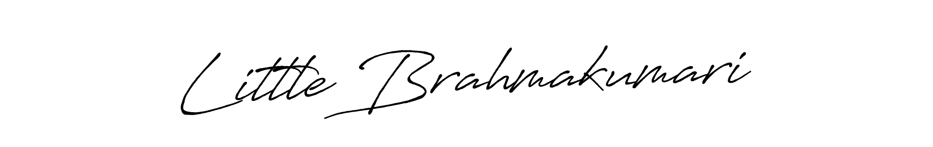 How to make Little Brahmakumari signature? Antro_Vectra_Bolder is a professional autograph style. Create handwritten signature for Little Brahmakumari name. Little Brahmakumari signature style 7 images and pictures png