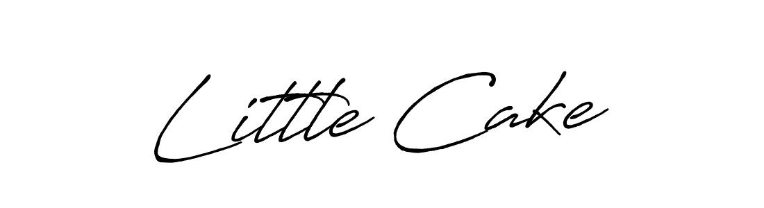 Design your own signature with our free online signature maker. With this signature software, you can create a handwritten (Antro_Vectra_Bolder) signature for name Little Cake. Little Cake signature style 7 images and pictures png
