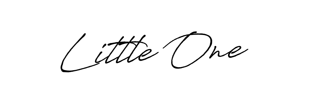 The best way (Antro_Vectra_Bolder) to make a short signature is to pick only two or three words in your name. The name Little One include a total of six letters. For converting this name. Little One signature style 7 images and pictures png