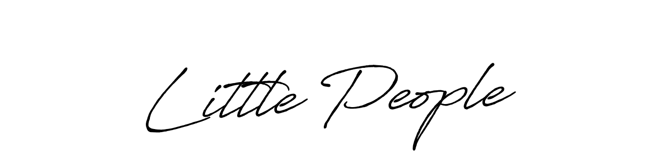 Make a beautiful signature design for name Little People. With this signature (Antro_Vectra_Bolder) style, you can create a handwritten signature for free. Little People signature style 7 images and pictures png