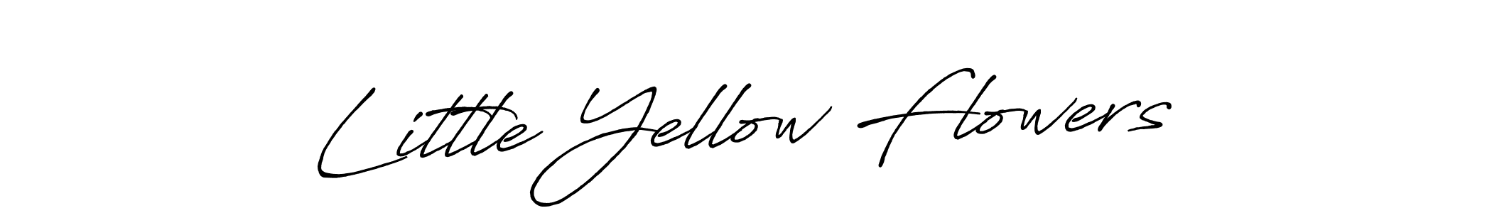 Also we have Little Yellow Flowers name is the best signature style. Create professional handwritten signature collection using Antro_Vectra_Bolder autograph style. Little Yellow Flowers signature style 7 images and pictures png