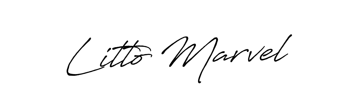 You can use this online signature creator to create a handwritten signature for the name Litto Marvel. This is the best online autograph maker. Litto Marvel signature style 7 images and pictures png