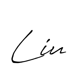 Antro_Vectra_Bolder is a professional signature style that is perfect for those who want to add a touch of class to their signature. It is also a great choice for those who want to make their signature more unique. Get Liu name to fancy signature for free. Liu signature style 7 images and pictures png