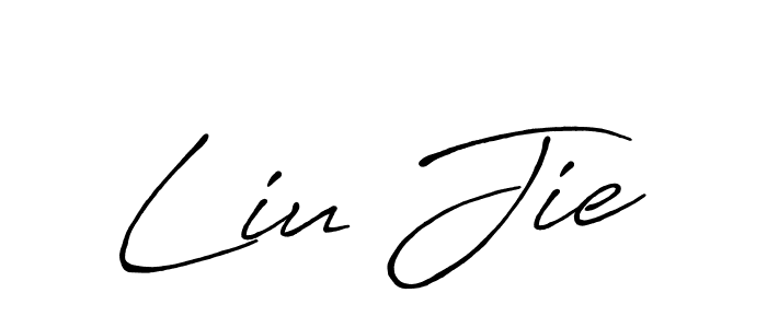 Once you've used our free online signature maker to create your best signature Antro_Vectra_Bolder style, it's time to enjoy all of the benefits that Liu Jie name signing documents. Liu Jie signature style 7 images and pictures png