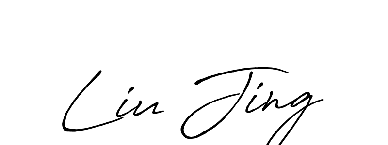 Also we have Liu Jing name is the best signature style. Create professional handwritten signature collection using Antro_Vectra_Bolder autograph style. Liu Jing signature style 7 images and pictures png