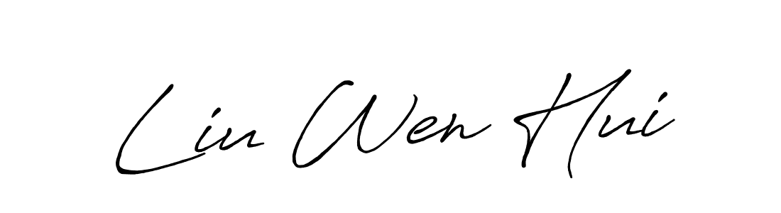 This is the best signature style for the Liu Wen Hui name. Also you like these signature font (Antro_Vectra_Bolder). Mix name signature. Liu Wen Hui signature style 7 images and pictures png