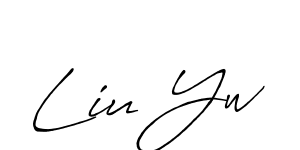 Make a beautiful signature design for name Liu Yw. Use this online signature maker to create a handwritten signature for free. Liu Yw signature style 7 images and pictures png