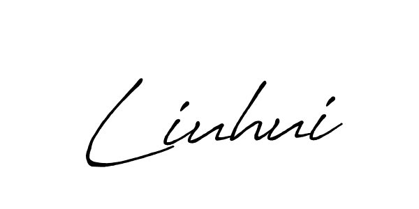 Make a short Liuhui signature style. Manage your documents anywhere anytime using Antro_Vectra_Bolder. Create and add eSignatures, submit forms, share and send files easily. Liuhui signature style 7 images and pictures png