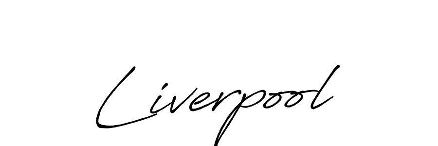 Liverpool stylish signature style. Best Handwritten Sign (Antro_Vectra_Bolder) for my name. Handwritten Signature Collection Ideas for my name Liverpool. Liverpool signature style 7 images and pictures png