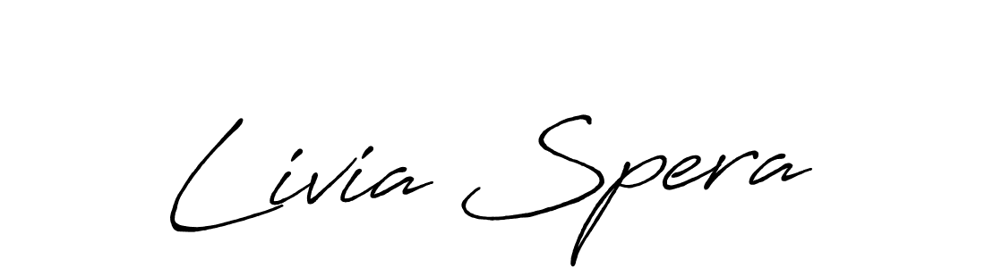 Once you've used our free online signature maker to create your best signature Antro_Vectra_Bolder style, it's time to enjoy all of the benefits that Livia Spera name signing documents. Livia Spera signature style 7 images and pictures png