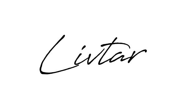 How to make Livtar signature? Antro_Vectra_Bolder is a professional autograph style. Create handwritten signature for Livtar name. Livtar signature style 7 images and pictures png