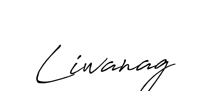 Design your own signature with our free online signature maker. With this signature software, you can create a handwritten (Antro_Vectra_Bolder) signature for name Liwanag. Liwanag signature style 7 images and pictures png