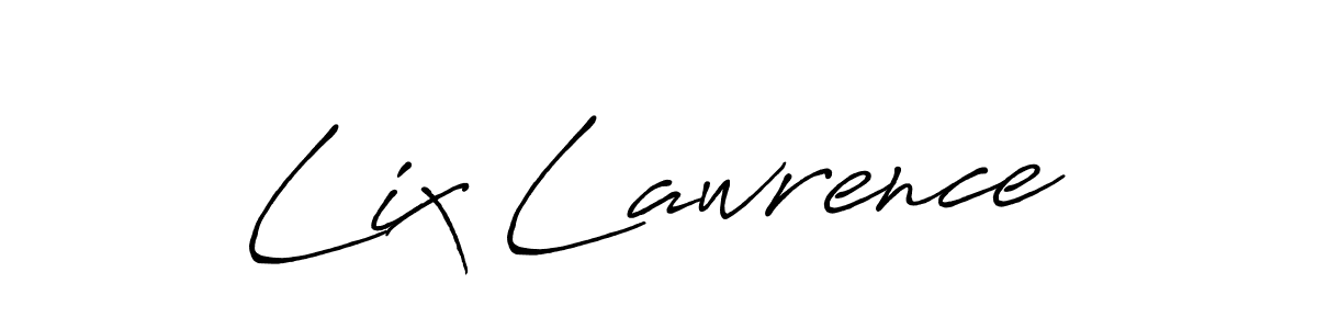 Make a beautiful signature design for name Lix Lawrence. Use this online signature maker to create a handwritten signature for free. Lix Lawrence signature style 7 images and pictures png
