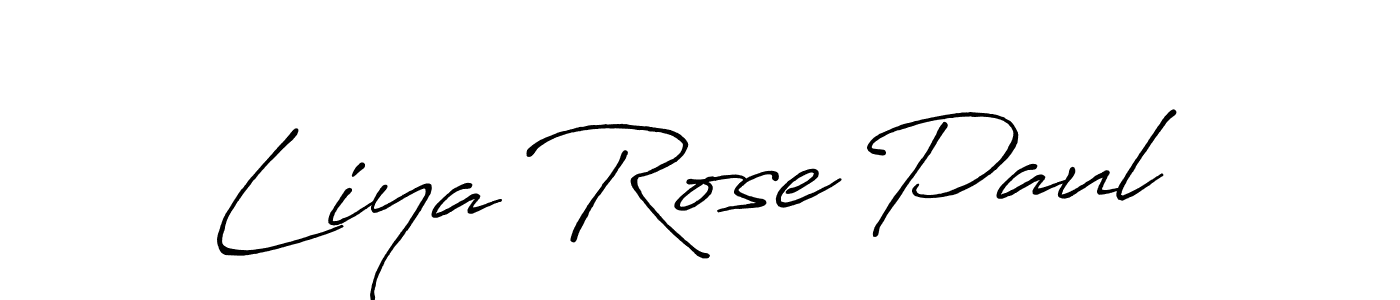 This is the best signature style for the Liya Rose Paul name. Also you like these signature font (Antro_Vectra_Bolder). Mix name signature. Liya Rose Paul signature style 7 images and pictures png