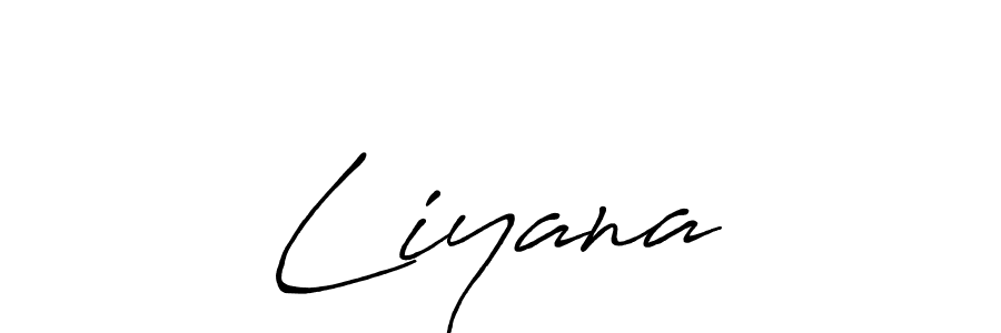 Create a beautiful signature design for name Liyana♡. With this signature (Antro_Vectra_Bolder) fonts, you can make a handwritten signature for free. Liyana♡ signature style 7 images and pictures png