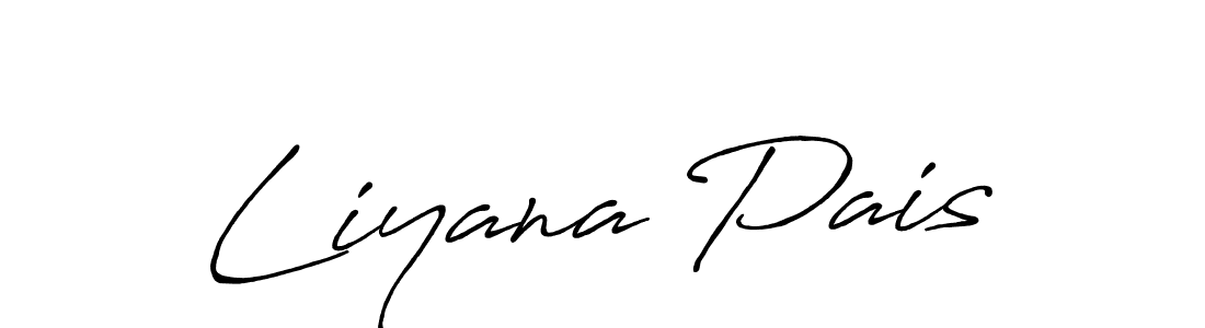 Antro_Vectra_Bolder is a professional signature style that is perfect for those who want to add a touch of class to their signature. It is also a great choice for those who want to make their signature more unique. Get Liyana Pais name to fancy signature for free. Liyana Pais signature style 7 images and pictures png