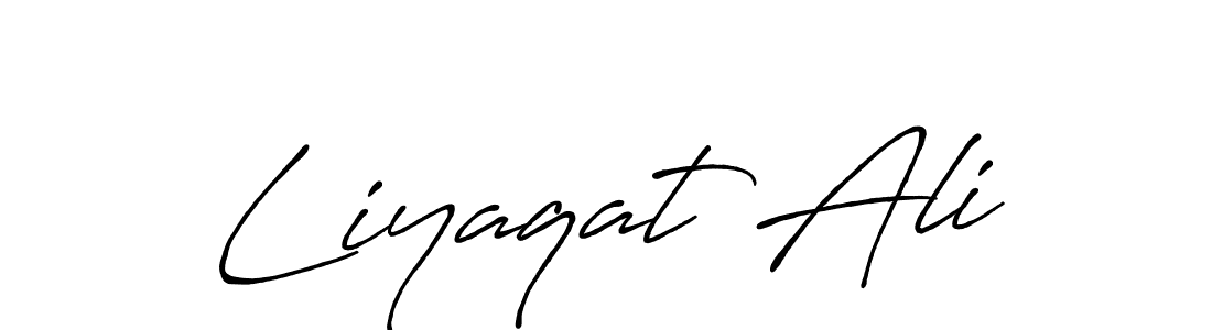 How to make Liyaqat Ali signature? Antro_Vectra_Bolder is a professional autograph style. Create handwritten signature for Liyaqat Ali name. Liyaqat Ali signature style 7 images and pictures png