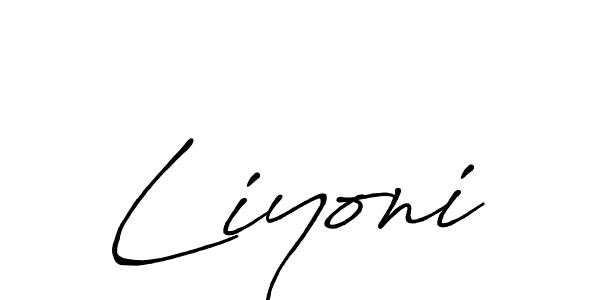 Design your own signature with our free online signature maker. With this signature software, you can create a handwritten (Antro_Vectra_Bolder) signature for name Liyoni. Liyoni signature style 7 images and pictures png