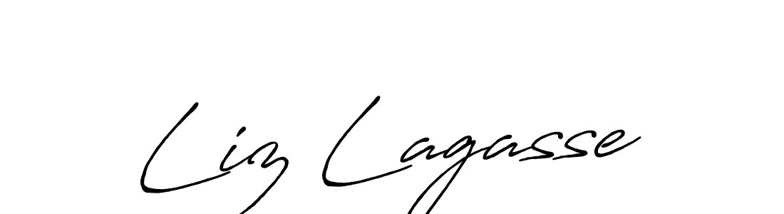 How to make Liz Lagasse signature? Antro_Vectra_Bolder is a professional autograph style. Create handwritten signature for Liz Lagasse name. Liz Lagasse signature style 7 images and pictures png
