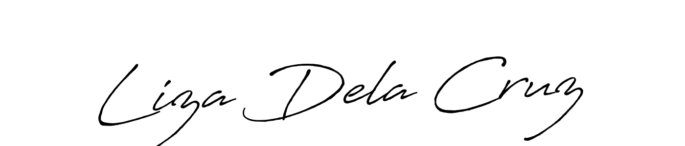 Once you've used our free online signature maker to create your best signature Antro_Vectra_Bolder style, it's time to enjoy all of the benefits that Liza Dela Cruz name signing documents. Liza Dela Cruz signature style 7 images and pictures png