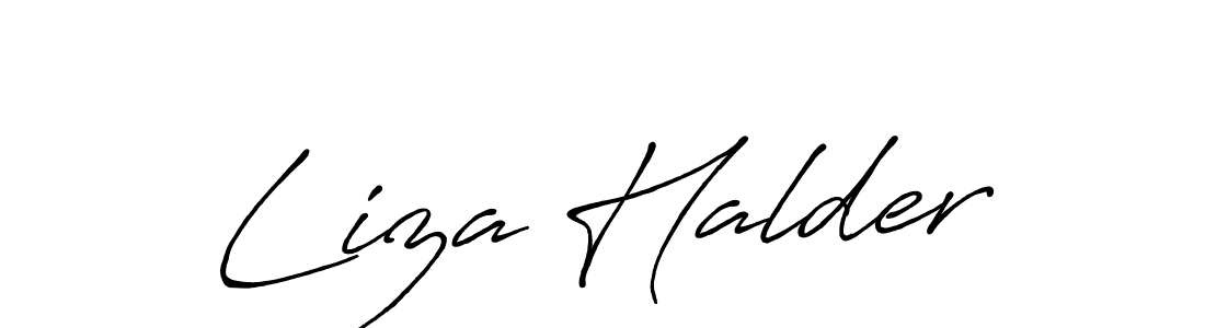 Similarly Antro_Vectra_Bolder is the best handwritten signature design. Signature creator online .You can use it as an online autograph creator for name Liza Halder. Liza Halder signature style 7 images and pictures png