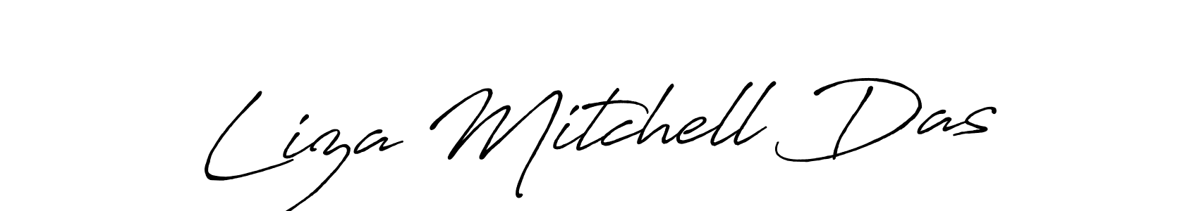 It looks lik you need a new signature style for name Liza Mitchell Das. Design unique handwritten (Antro_Vectra_Bolder) signature with our free signature maker in just a few clicks. Liza Mitchell Das signature style 7 images and pictures png