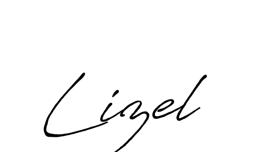 Design your own signature with our free online signature maker. With this signature software, you can create a handwritten (Antro_Vectra_Bolder) signature for name Lizel. Lizel signature style 7 images and pictures png