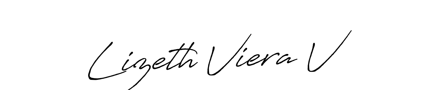 Best and Professional Signature Style for Lizeth Viera V. Antro_Vectra_Bolder Best Signature Style Collection. Lizeth Viera V signature style 7 images and pictures png