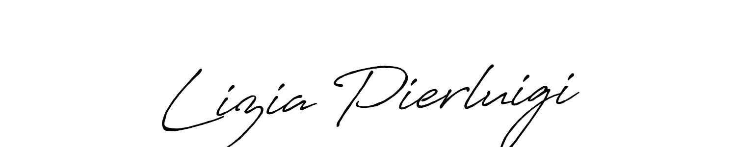 if you are searching for the best signature style for your name Lizia Pierluigi. so please give up your signature search. here we have designed multiple signature styles  using Antro_Vectra_Bolder. Lizia Pierluigi signature style 7 images and pictures png