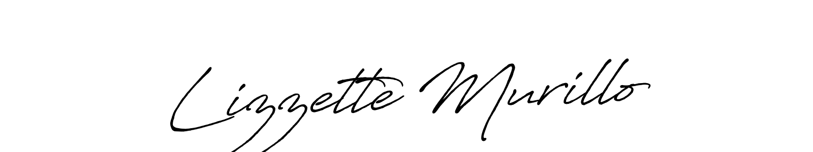 Make a short Lizzette Murillo signature style. Manage your documents anywhere anytime using Antro_Vectra_Bolder. Create and add eSignatures, submit forms, share and send files easily. Lizzette Murillo signature style 7 images and pictures png