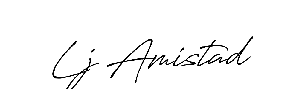 Make a beautiful signature design for name Lj Amistad. Use this online signature maker to create a handwritten signature for free. Lj Amistad signature style 7 images and pictures png