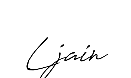 Design your own signature with our free online signature maker. With this signature software, you can create a handwritten (Antro_Vectra_Bolder) signature for name Ljain. Ljain signature style 7 images and pictures png