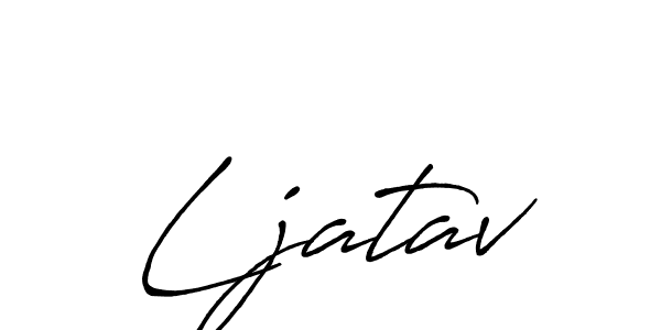 Once you've used our free online signature maker to create your best signature Antro_Vectra_Bolder style, it's time to enjoy all of the benefits that Ljatav name signing documents. Ljatav signature style 7 images and pictures png