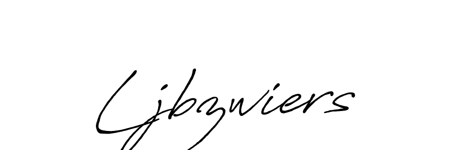How to make Ljbzwiers name signature. Use Antro_Vectra_Bolder style for creating short signs online. This is the latest handwritten sign. Ljbzwiers signature style 7 images and pictures png